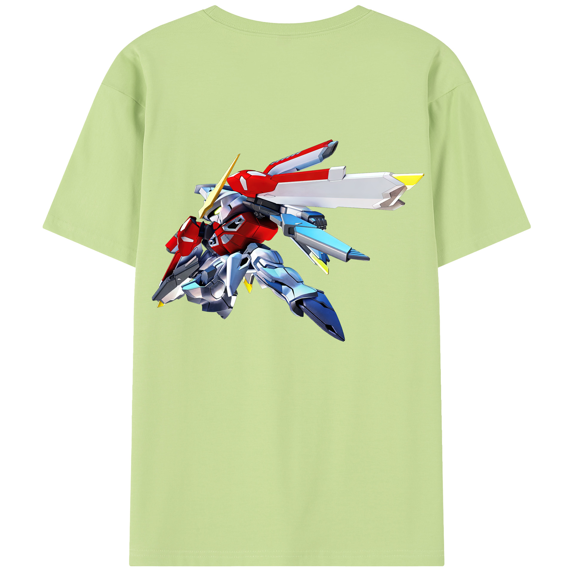 （画像用） 機動戦士ガンダム Mobile Suit Gundam 綿100％半袖Tシャツ（背面プリント）